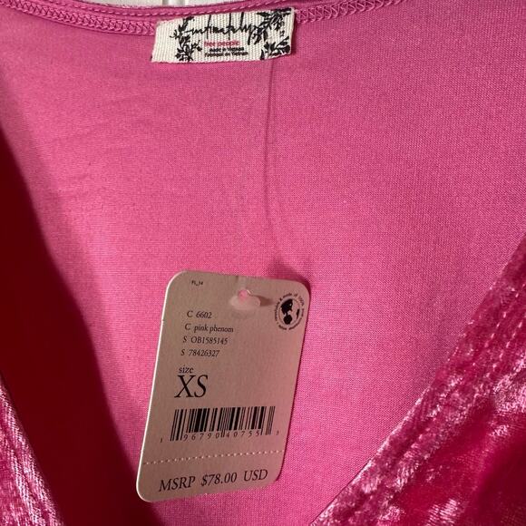 Free People Don't You Wish Bodysuit in Pink Phenom - Picture 4 of 4